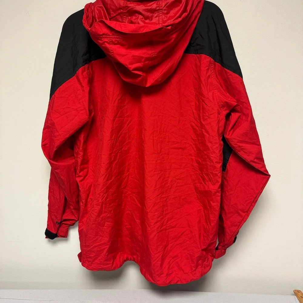 The North Face Hydrenaline Windbreaker Pullover Jacket Red Black Mens Medium Y2K